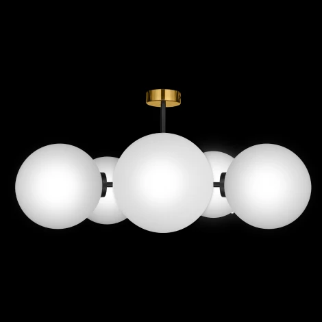 Потолочная люстра на штанге 33 Идеи CHN800S.05.17BL.PA-S32WH (220V, шарики)