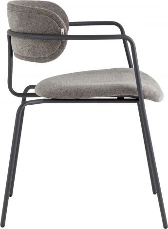 Стул Дженни букле Темно-серый каркас антрацитово-серый муар Stool Group (арт.УТ000039184)