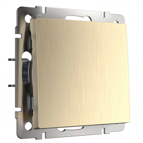 Выключатель одноклавишный проходной (шампань рифленый) Werkel W1112010 (a051435)