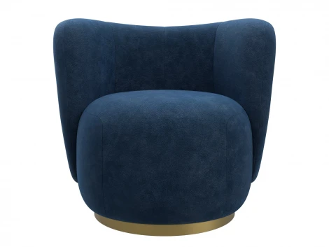 Кресло Лига-072 (Фанера//Велюр/Синий) Лига Диванов 131006