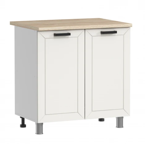 ГК Аленушка 2 м Лилия Молочный/Молочный, черный (без столешницы)