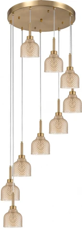 Подвесной светильник 11039/9P Amber Indigo Caramella V000433