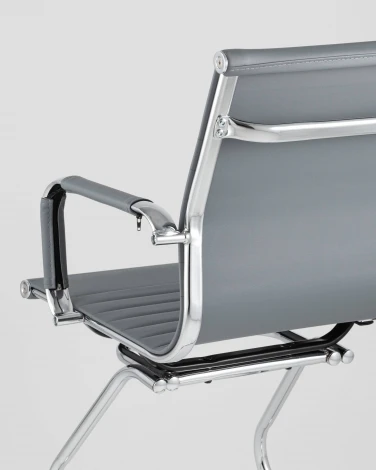 Кресло для посетителей TopChairs Visit серое 2 шт. арт.УТ000041025