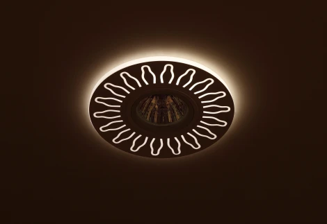 Встраиваемый точечный светильник Эра DK LD31 WH (220V, круглые)