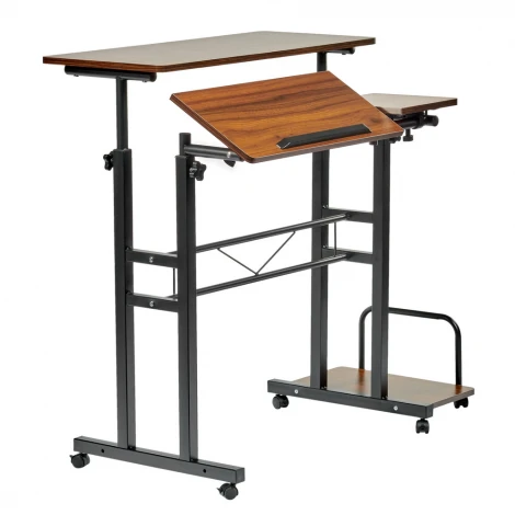 Стол многофункциональный Shuttle 80х58х80-130см, светлое дерево, белый