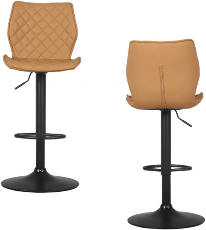 Стул барный Dome экокожа коричневый 2 шт Stool Group арт.УТ000039935