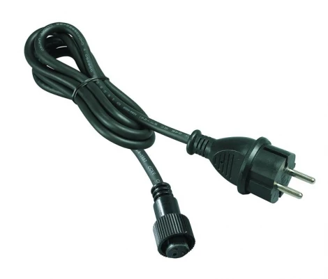 Кабель со штепсельной вилкой Markslojd Priceline, черный, 44IP, 220V, 1.5 м