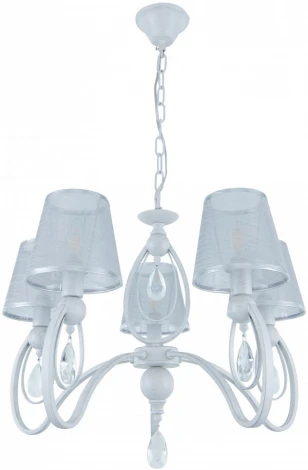 Подвесная люстра Arte Milano AM347203 347203/5 WT+SL (220V, подвески, на цепи)