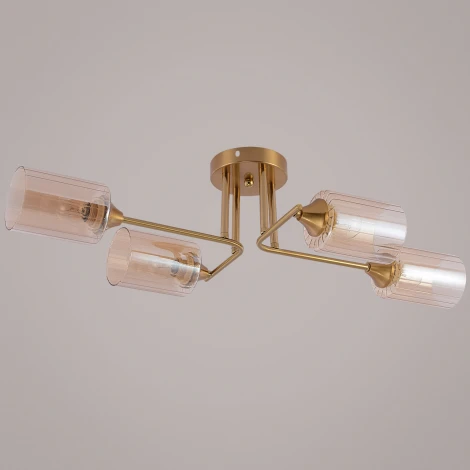 Потолочная люстра на штанге Reluce 19610-0.3-04 COPPER