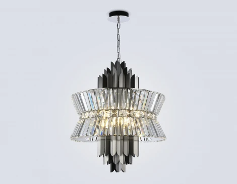 Подвесная люстра с хрусталем Ambrella High Light LH41020 (220V, на цепи)