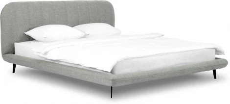 Кровать Amsterdam ОГОГО (арт.750816), (Шенилл/Серый)