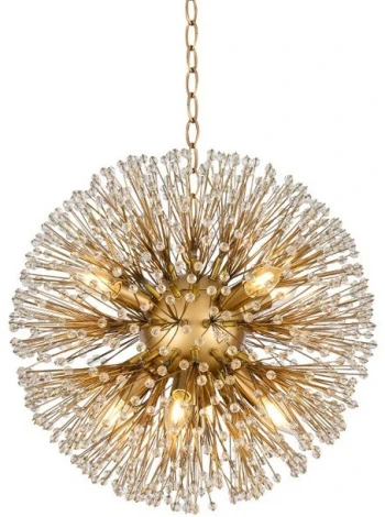 Подвесной светильник Dunkirk L28506 (220V, хрусталь K9, на цепи, шар)