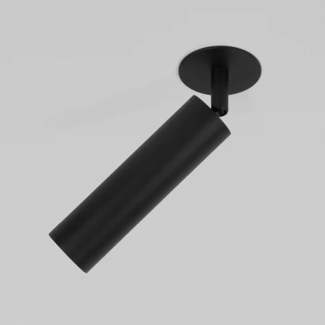 Точечный светильник встраиваемый Diffe черный 8W 4200K 25040/LED (220V, круглые)