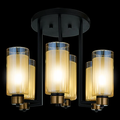 Потолочная люстра на штанге 33 Идеи CHN900.06.BL17.ASB-M15AM (220V)