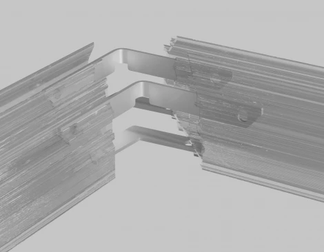 Комплект угловых вертикальных и горизонтальных соединителей 90 для шинопровода Magnetic standard 48V 10mm 4шт Ambrella Track System GL2015