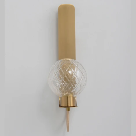 Бра Crystal Lux BELLA AP1 BRASS (LED, 220V, шар)