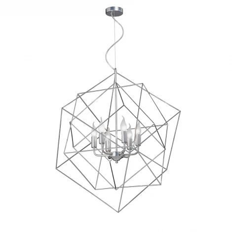 Подвесная люстра Vitaluce V4570-9/6S (220V, на тросе, свеча, шар)