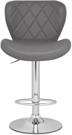 Барный стул Woodville Porch gray / chrome 15509