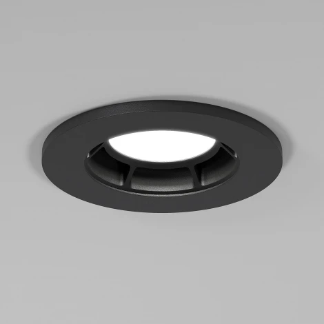Встраиваемый светильник Elektrostandard Asimo 25009/01 GU10 чёрный (220V, круглые)