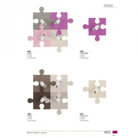 Спот Nowodvorski Puzzle 6382 (для детской, 220V, пазлы)