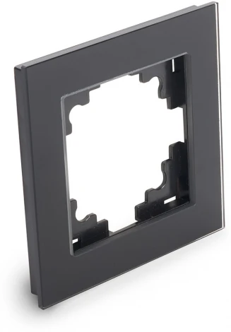 Рамка на 1 пост (черный) Stekker Катрин 39518