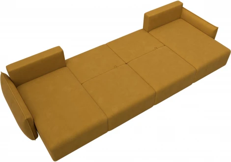 Диван П-образный Лига-051 НПБ Лонг Лига Диванов (Велюр) арт.128734