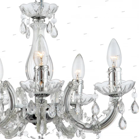 Подвесная люстра Globo Cuimbra II 63116-5 (220V, на цепи, подсвечник, свеча)