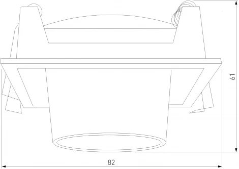 Встраиваемый светильник Elektrostandard Conner 25087/LED 8W 4000K белый (220V)