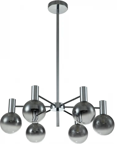 Люстра потолочная на штанге Collana V000224 (13015/6R Chrome) (220V, шар)