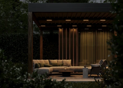 Встраиваемый уличный LED линейный светильник IP65 Maytoni Ghost O488DL-L12GF3K (220V)