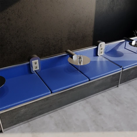 Рамка на 3 поста (шелк, стекло) Voltum S70 VLS110304