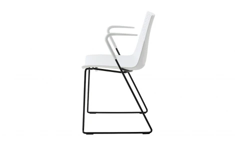 Стул FX-05FN белый/черный ESF 5691