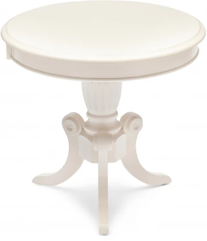 Стол MEEN (MO-ET) дерево гевея/мдф, 59х59х55см, ivory white (слоновая кость 2-5) Tetchair 12488