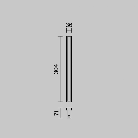 Встраиваемый светильник уличный светодиодный Maytoni Outdoor Течение / Flux 3000K 3Вт O485FL-L3GF3K
