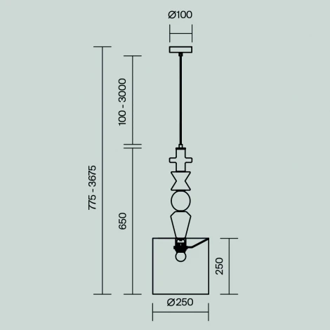Подвесной светильник Maytoni Comforty MOD298PL-01W1 (220V)