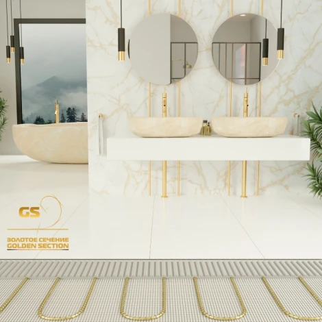 Двужильный мат "Золотое сечение" GS-640-4,0