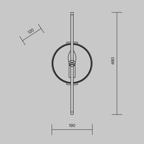 Бра Maytoni Marmo MOD099WL-01G (220V)