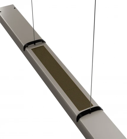 Подвесной линейный светодиодный светильник Lightera Bermeho LE104L-120GA Wi-Fi (Умный дом, Алиса, Маруся, голосое управление) (220V, на тросе)