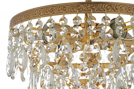 Потолочная люстра буше Arti Lampadari Castellana E 1.3.30.601 G (220V, хрусталь)