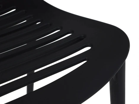 Комплект стульев Spike 4 шт. ОГОГО Обстановочка! 966363 (Пластик/Черный)