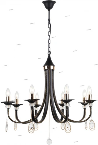 Подвесная люстра Arte Lamp Dallas A8540LM-8BK
