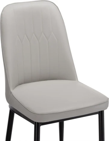 Стул на металлокаркасе Woodville Flor light gray / black