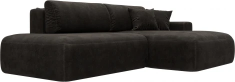Диван угловой Лига-036 НПБ Модерн правый угол Лига Диванов (Велюр) арт.127768