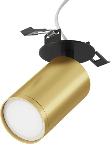 Встраиваемый светильник FOCUS S GU10 1x10Вт Maytoni Technical C049CL-U-1BMG (220V, круглые)