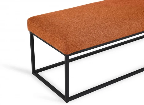 Банкетка Loft Flat ОГОГО (арт.810241), (Ткань,Рогожка/Оранжевый)