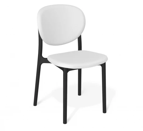 Стул Sheffilton SHT-S180 белый/черный 4179116621