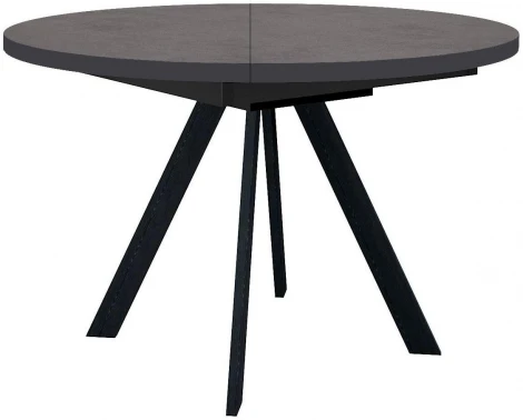 Стол DikLine RD100 Хромикс бронза,опоры черные