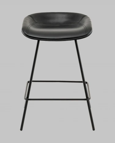Стул полубарный Фуриоса экокожа чёрный Stool Group арт.УТ000041270