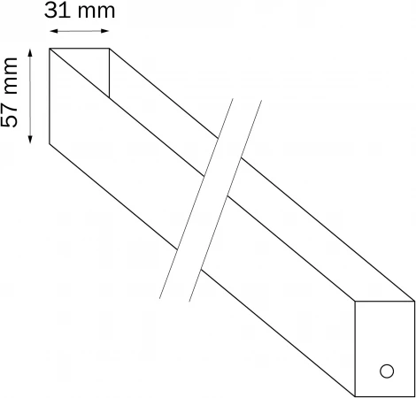 Шинопровод PRO однофазный 220V 2 метра Lightstar Teta 505026