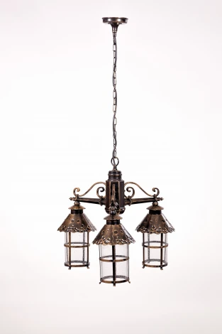 Уличный светильник подвесной Oasis Light 81570/3 Gb (220V, на цепи, IP44)